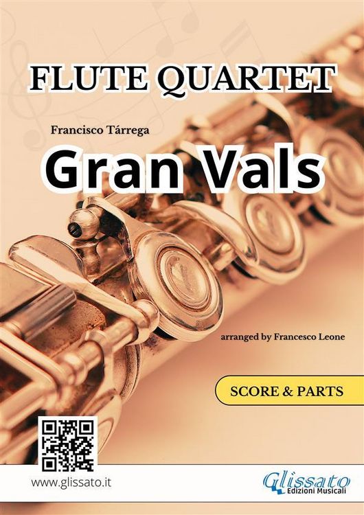 Produktbild: Gran vals - Flute Quartet score & parts