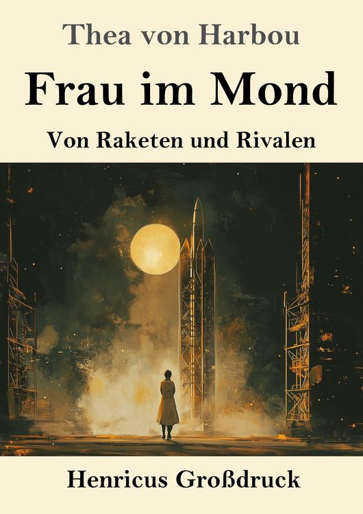 Produktbild: Frau im Mond (Gro&szlig;druck)