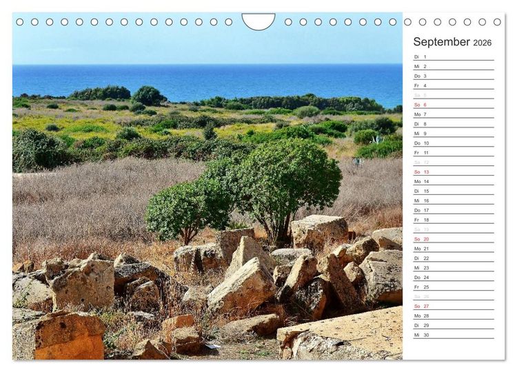 Produktbild: Sizilien - Insel zwischen zwei Kontinenten (Wandkalender 2026 DIN A4 quer), CALVENDO Monatskalender