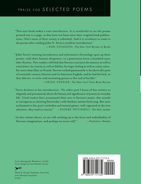 Produktbild: Selected Poems of Wallace Stevens