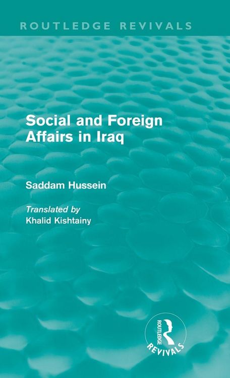 Produktbild: Social and Foreign Affairs in Iraq (Routledge Revivals)