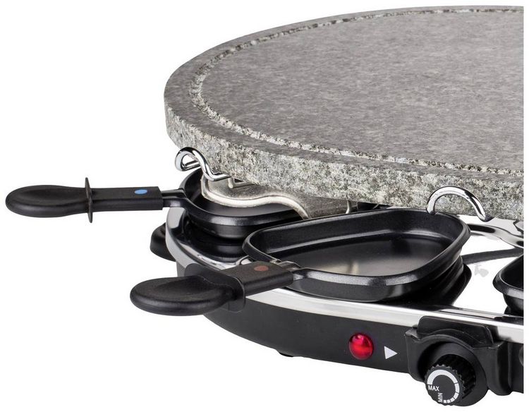 Produktbild: Princess 162720 Raclette 8Pf&auml;nnchen Schwarz