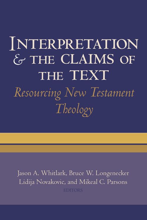 Produktbild: Interpretation and the Claims of the Text