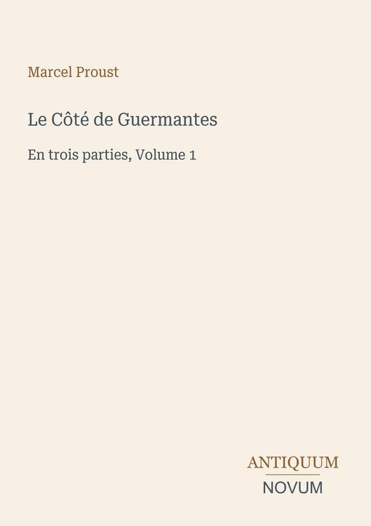 Produktbild: Le C&ocirc;t&eacute; de Guermantes