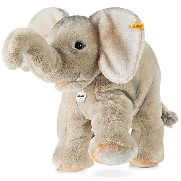 Produktbild: Steiff 064043 - Trampili Elefant, stehend, hellgrau, Pl&uuml;sch, 45 cm
