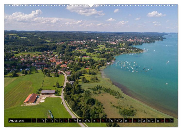Produktbild: Himmel &uuml;ber Bayern (hochwertiger Premium Wandkalender 2026 DIN A2 quer), Kunstdruck in Hochglanz