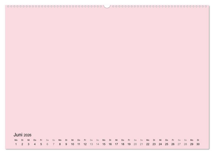 Produktbild: DIY Bastel-Kalender -Warme Pastell Farben- Zum Selbstgestalten (hochwertiger Premium Wandkalender 2026 DIN A2 quer), Kunstdruck in Hochglanz