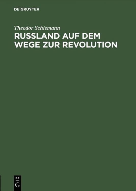 Produktbild: Russland auf dem Wege zur Revolution