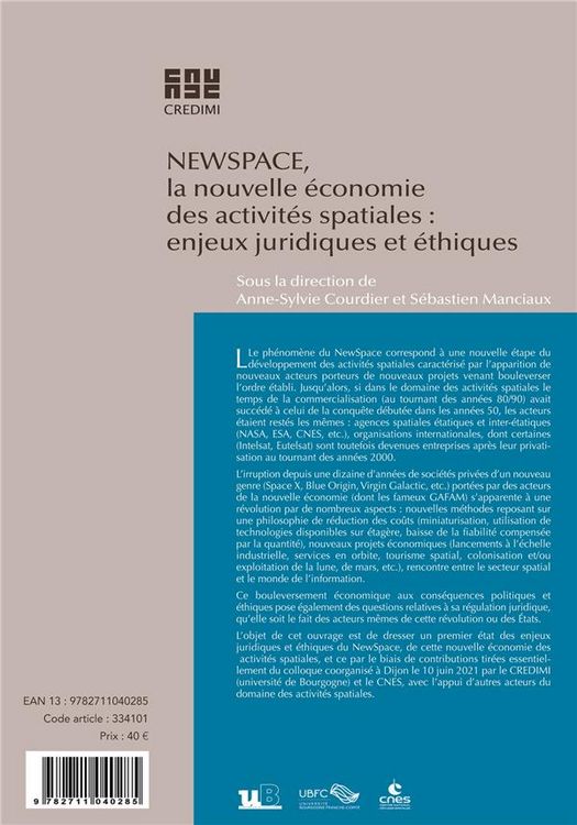 Produktbild: New space, la nouvelle economie