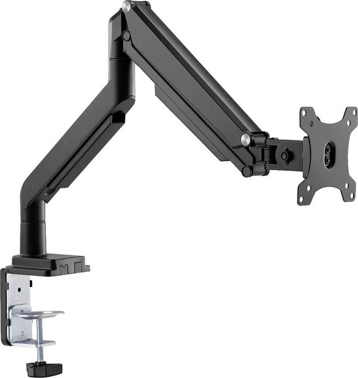 Produktbild: Digitus Monitor-Tischhalterung DA-90394 1 Display(s) 38,1 cm (15") - 81,3 cm (32") Schwarz Drehbar, H&ouml;henverstellbar, Neigbar, Rotierbar, Schwenkbar