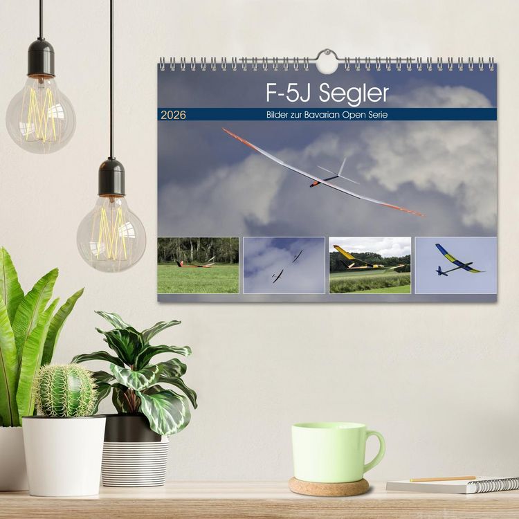 Produktbild: F-5J Segler, Bilder zur Bavarian Open Serie (Wandkalender 2026 DIN A4 quer), CALVENDO Monatskalender