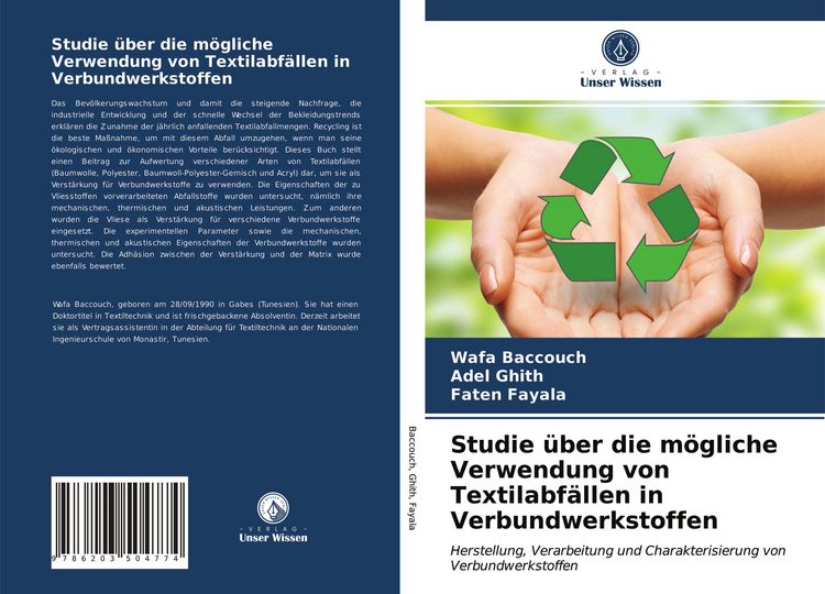 Produktbild: Studie &uuml;ber die m&ouml;gliche Verwendung von Textilabf&auml;llen in Verbundwerkstoffen
