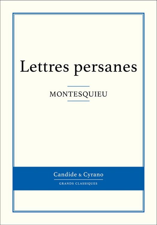 Produktbild: Lettres persanes