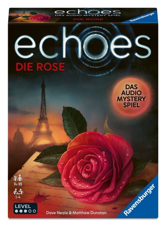 Produktbild: echoes Die Rose &ndash; H&ouml;rspiel trifft Gesellschaftsspiel ab 14 Jahren