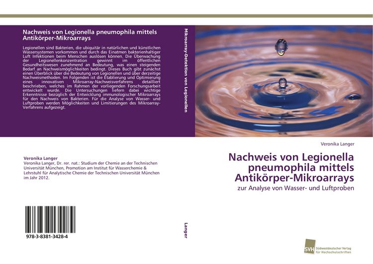 Produktbild: Nachweis von Legionella pneumophila mittels Antik&ouml;rper-Mikroarrays