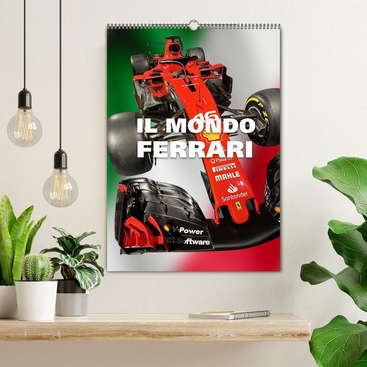 Produktbild: Il Mondo Ferrari (Wandkalender 2026 DIN A2 hoch), CALVENDO Monatskalender