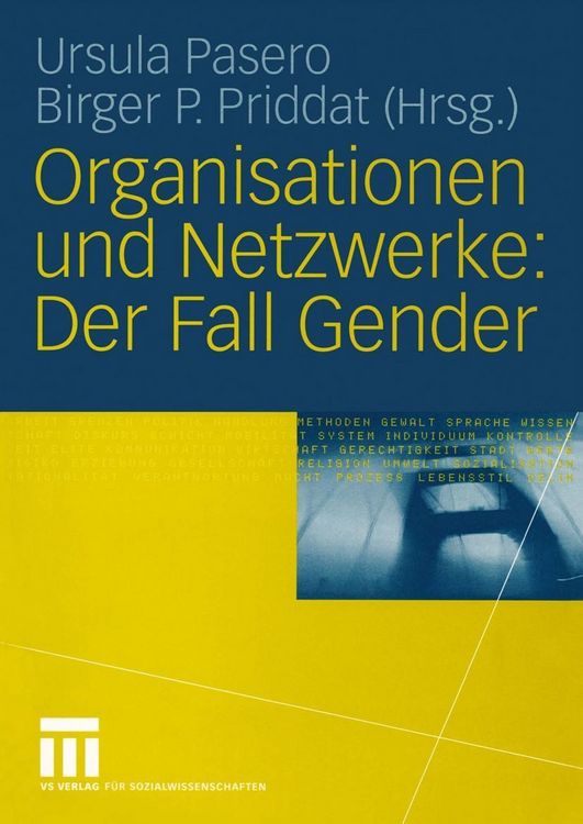 Produktbild: Organisationen und Netzwerke: Der Fall Gender