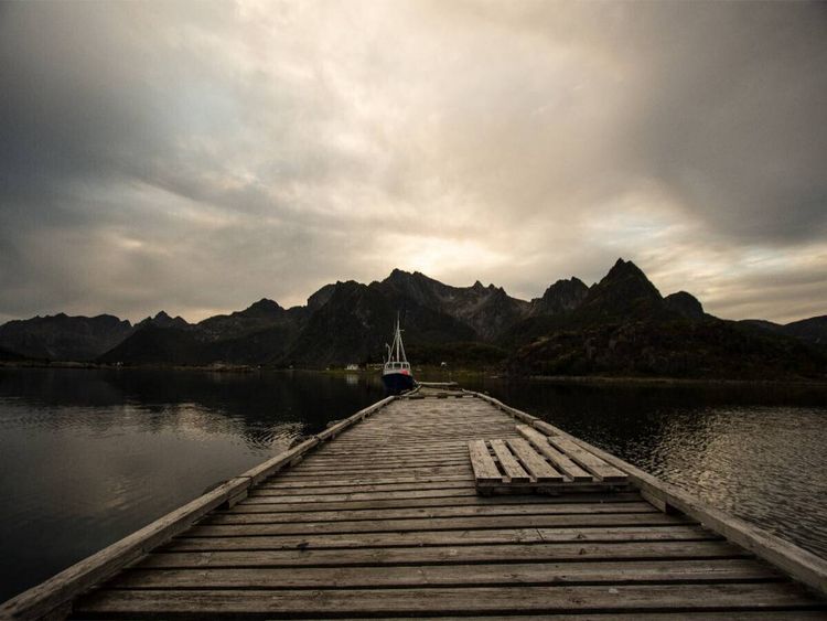 Produktbild: CALVENDO Puzzle Der Steg im Abendlicht | 1000 Teile Lege-Gr&ouml;&szlig;e 64x48cm Foto-Puzzle f&uuml;r gl&uuml;ckliche Stunden