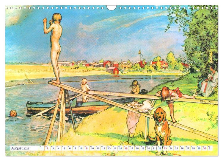 Produktbild: Schwedens heile Welt (Wandkalender 2026 DIN A3 quer), CALVENDO Monatskalender