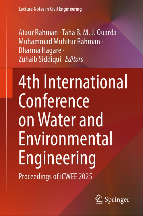 Produktbild: 4th International Conference on Water and Environmental Engineering