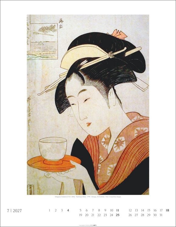 Produktbild: Japan Art Kalender 2027 - Die Kunst des Farbholzsschnitts
