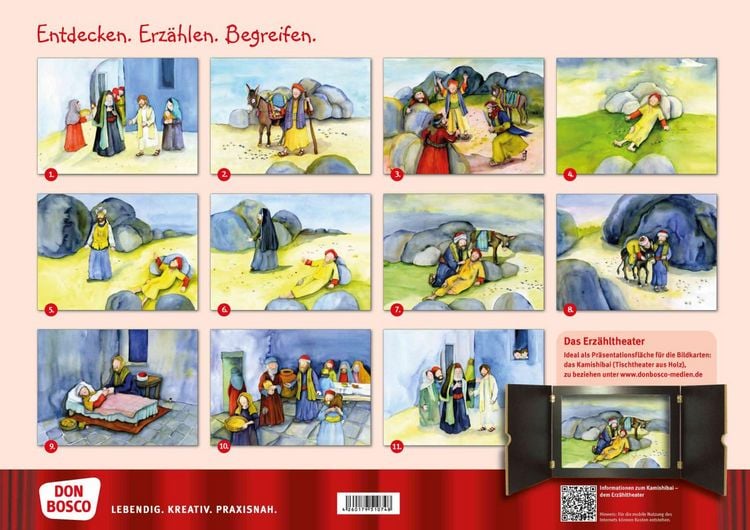 Produktbild: Der barmherzige Samariter. Kamishibai Bildkartenset