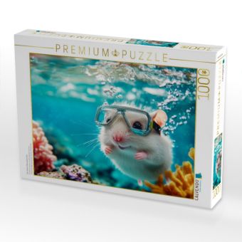 Produktbild: CALVENDO Puzzle Der kleine Meeresforscher | 1000 Teile Lege-Gr&ouml;&szlig;e 64x48cm Foto-Puzzle f&uuml;r gl&uuml;ckliche Stunden