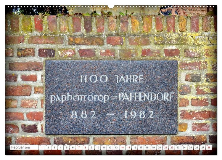 Produktbild: PAFFENDORF - Malerisches Rheinland (hochwertiger Premium Wandkalender 2026 DIN A2 quer), Kunstdruck in Hochglanz