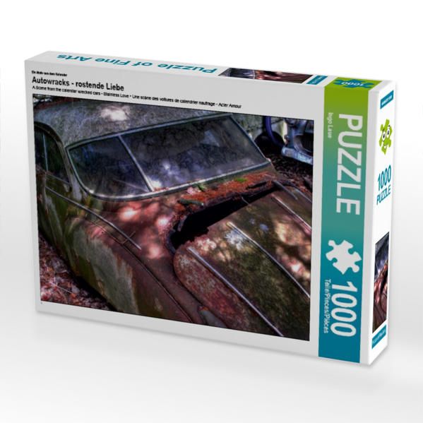 Produktbild: CALVENDO Puzzle Autowracks - rostende Liebe 1000 Teile Lege-Gr&ouml;&szlig;e 64 x 48 cm Foto-Puzzle Bild von Ingo Laue