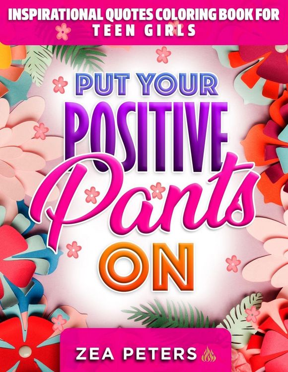 Produktbild: Inspirational Quotes Coloring Book For Teen Girls