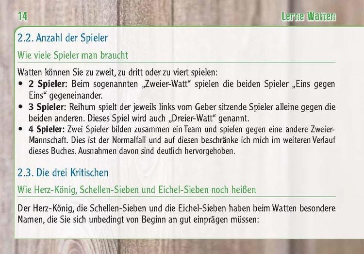 Produktbild: Lerne Watten