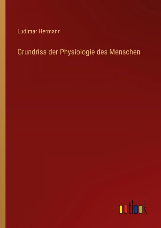 Produktbild: Grundriss der Physiologie des Menschen