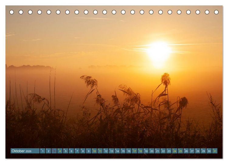 Produktbild: Buschvitz - Geografischer Mittelpunkt der Insel R&uuml;gen (Tischkalender 2026 DIN A5 quer), CALVENDO Monatskalender