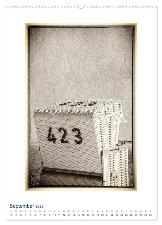 Produktbild: Nordseebrise - Bezauberndes Nordfriesland (Wandkalender 2026 DIN A2 hoch), CALVENDO Monatskalender