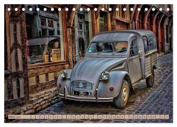 Produktbild: Citro&euml;n 2CV - die Ente (Tischkalender 2025 DIN A5 quer), CALVENDO Monatskalender
