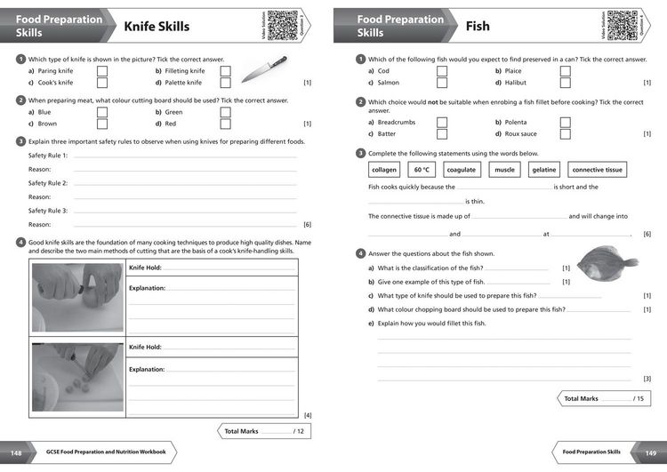 Produktbild: AQA GCSE 9-1 Food Preparation & Nutrition Complete Revision & Practice