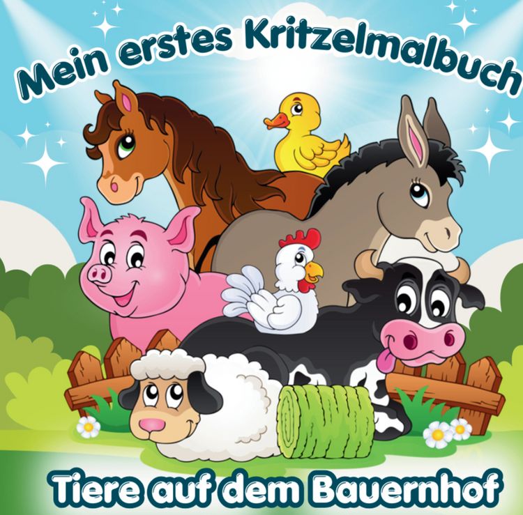 Produktbild: Mein erstes Kritzelmalbuch: Tiere auf dem Bauernhof!