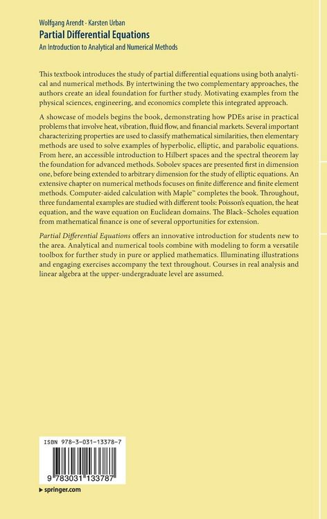 Produktbild: Partial Differential Equations