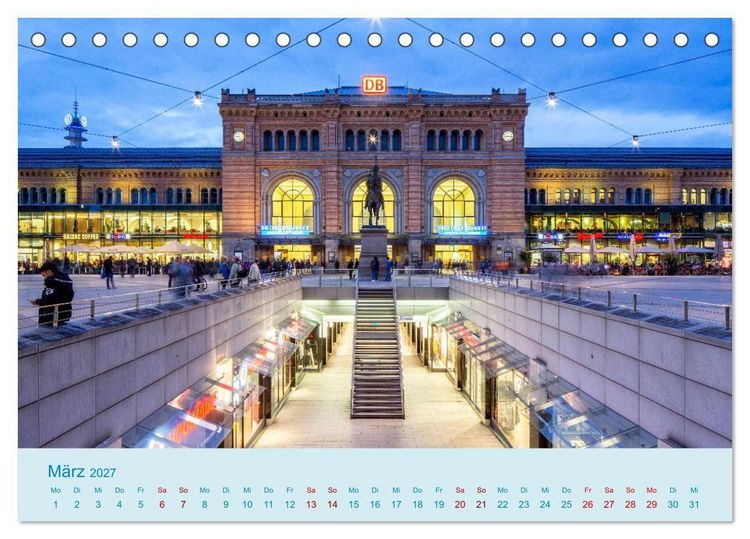 Produktbild: Hannover Die Metropole Niedersachsens (Tischkalender 2027 DIN A5 quer), CALVENDO Monatskalender
