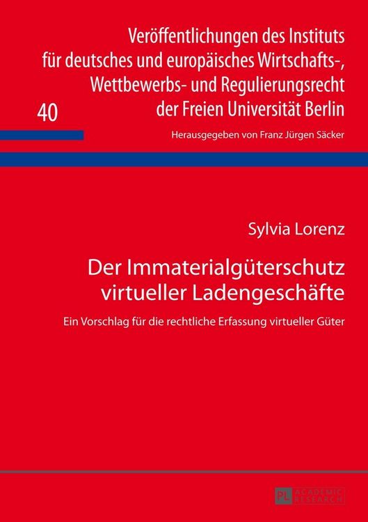Produktbild: Der Immaterialg&uuml;terschutz virtueller Ladengesch&auml;fte