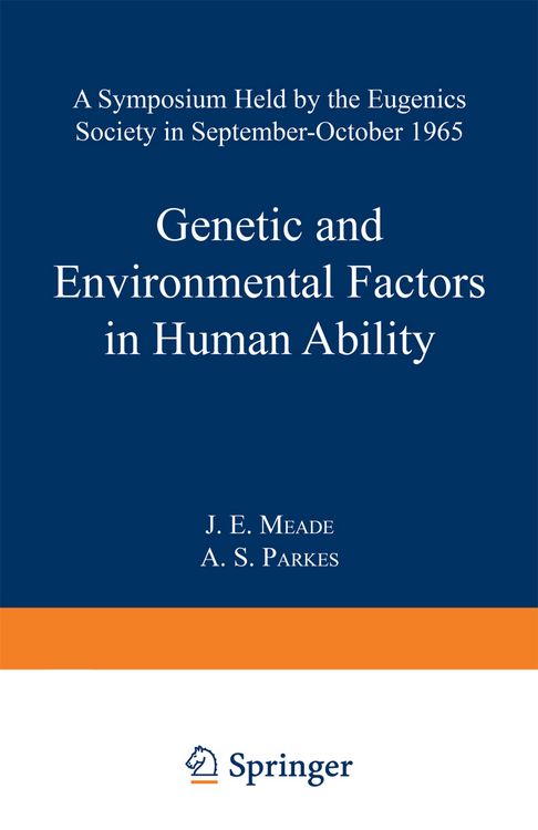 Produktbild: Genetic and Environmental Factors in Human Ability