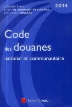 Produktbild: Code des douanes national et