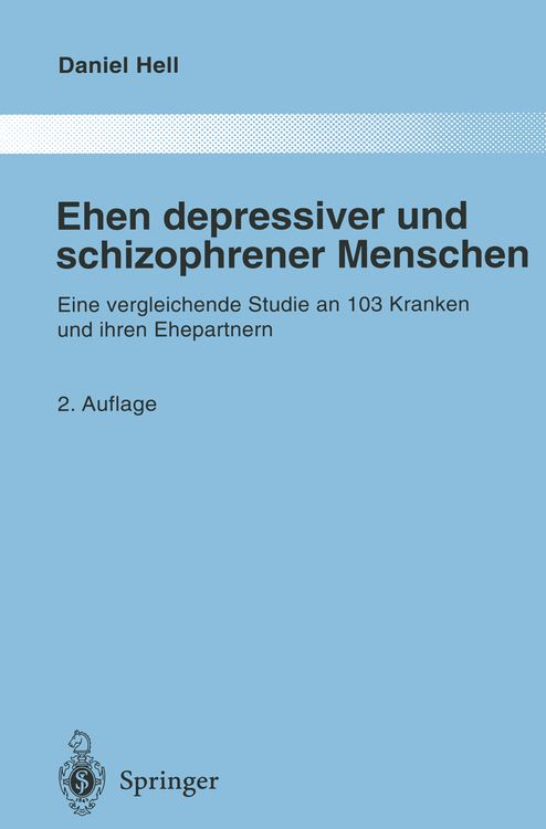Produktbild: Ehen depressiver und schizophrener Menschen