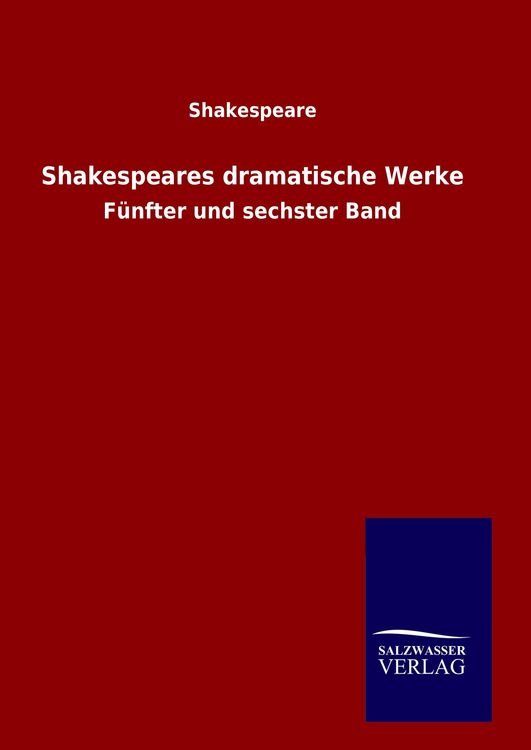 Produktbild: Shakespeares dramatische Werke
