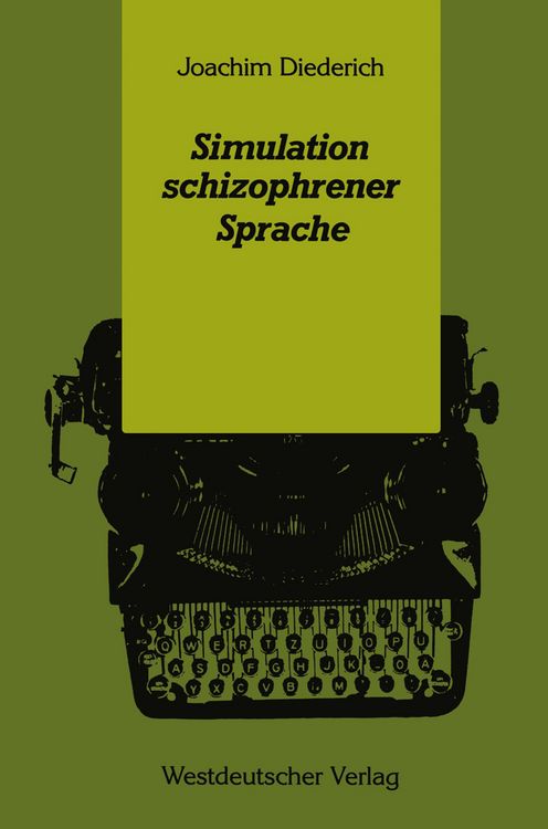 Produktbild: Simulation schizophrener Sprache
