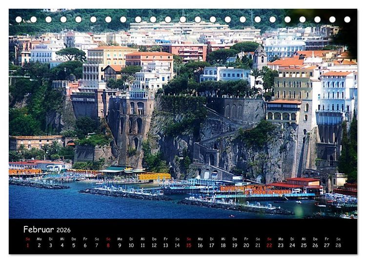 Produktbild: Amalfik&uuml;ste 2026 (Tischkalender 2026 DIN A5 quer), CALVENDO Monatskalender