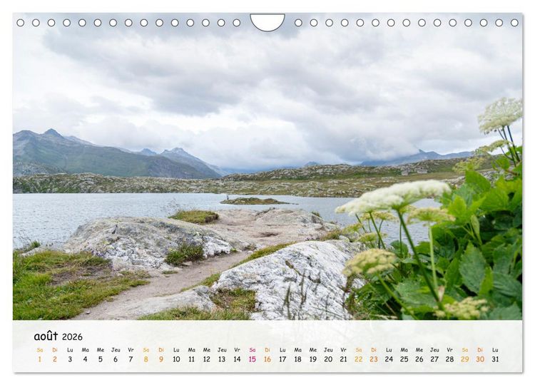 Produktbild: Sc&egrave;nes de cimes (Calendrier mural 2026 DIN A4 vertical), CALVENDO calendrier mensuel