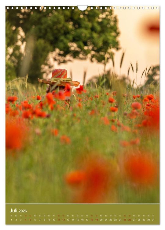Produktbild: Mohnblumen - kraftvoll und zart (Wandkalender 2026 DIN A3 hoch), CALVENDO Monatskalender
