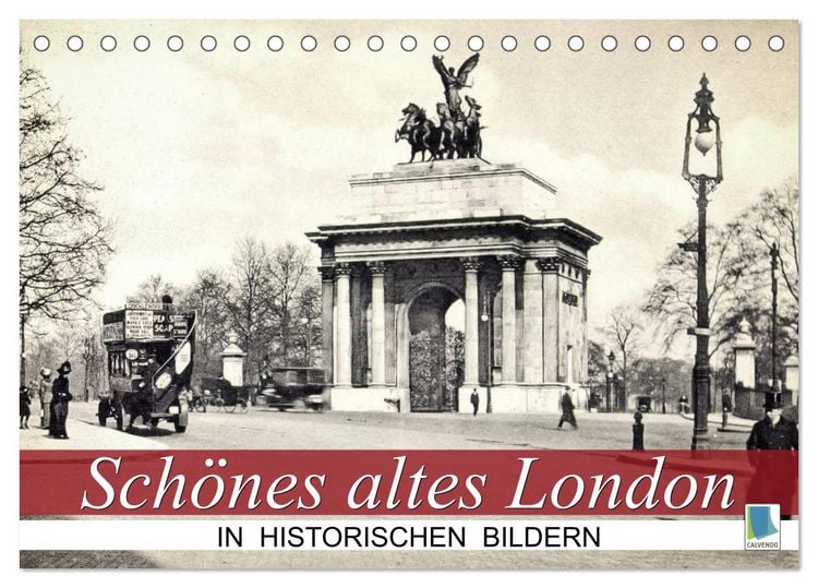 Produktbild: Sch&ouml;nes altes London in historischen Bildern (Tischkalender 2026 DIN A5 quer), CALVENDO Monatskalender