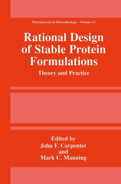 Produktbild: Rational Design of Stable Protein Formulations
